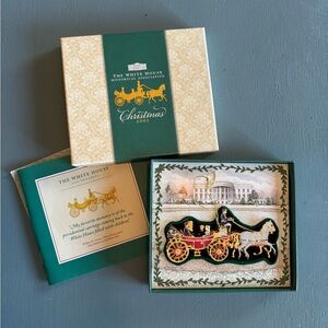 White House Christmas Ornament 2001